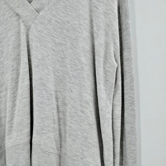 Rag & Bone V Neck Long Sleeve Sweater Lightweight Gray Long Sleeve Modal Size XS - Picture 2 of 7